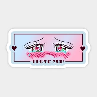 Anime eyes Sticker